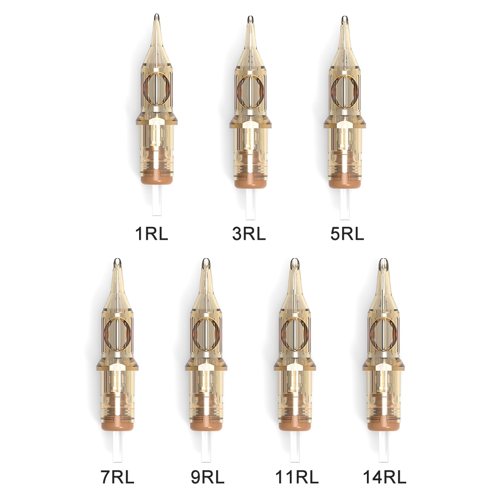 20Pk Tattoo Needles Cartridge for Round Liner Tips Tube Nozzle 1201