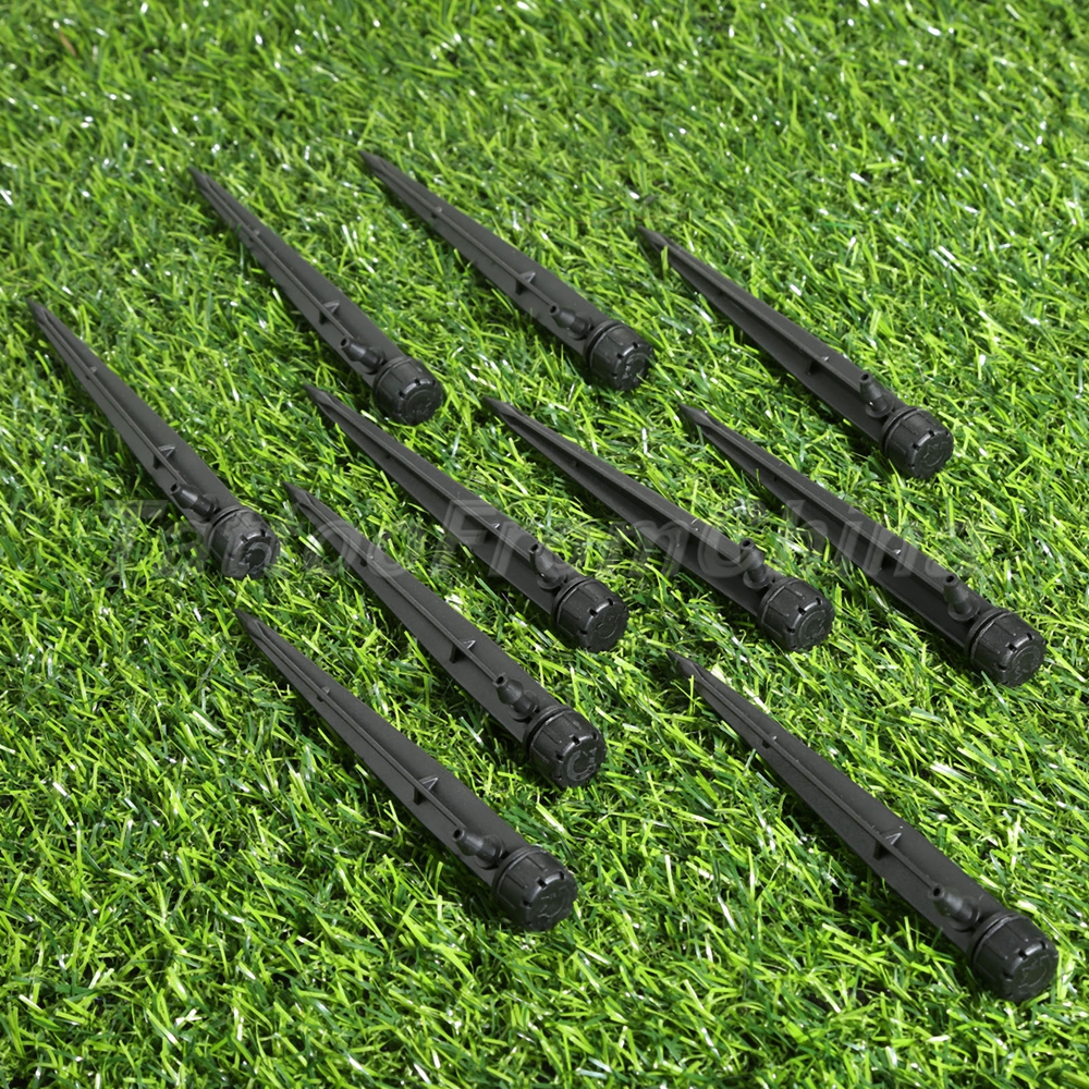 Details about   10/50X Adjustable 360° Emitter Lawn Micro Irrigation Water Dripper Bubbler Stake 